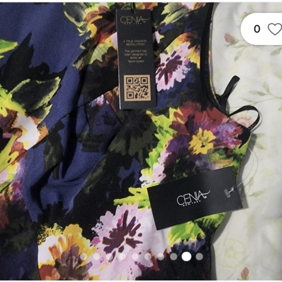 Cenia NY Women's Printed Fit and Flare Dress - Picture 3 of 4